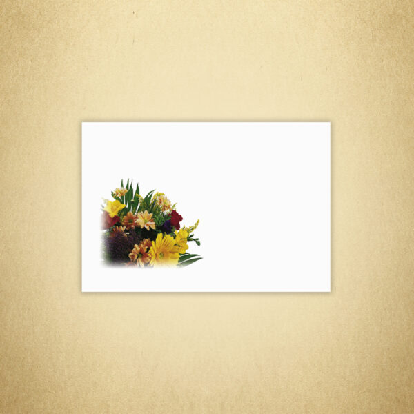 Designumschlag Blumenstrauß