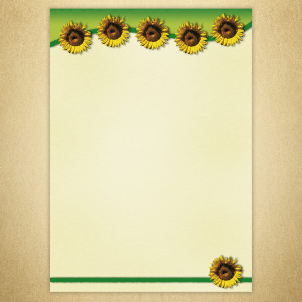 Designpapier Sonnenblumen