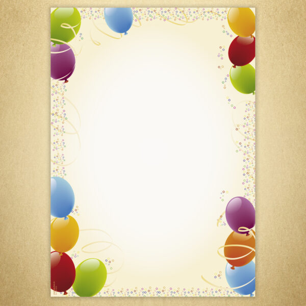 Designpapier Luftballons