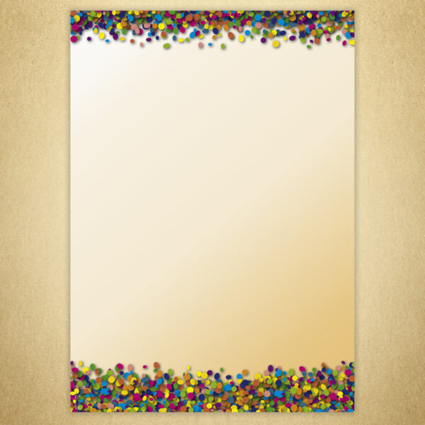 Designpapier Konfetti