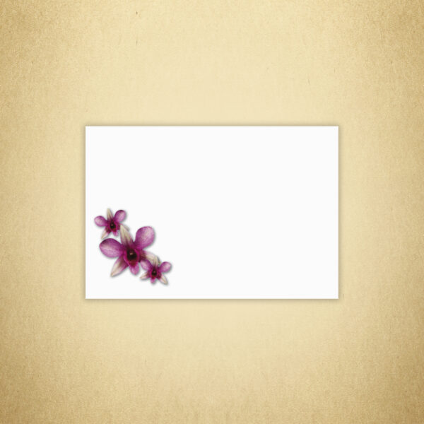 Designumschläge Orchidee, DIN B6 - 25 Stück