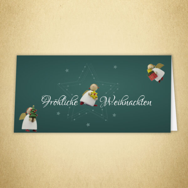 Weihnachtskarte Himmelsboten