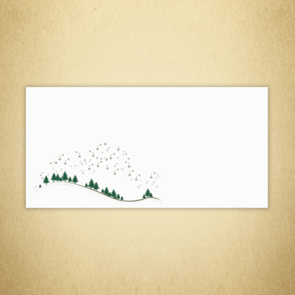 Weihnachtsumschlag Winternacht 2-farbig - Image 3