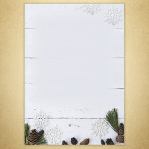 Weihnachtsbrief Winterkiefer