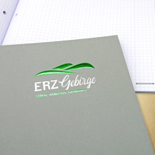 Collegeblock "Erzgebirge" - grau, geprägt - Image 5