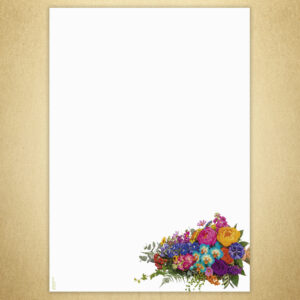 Designpapier Blütenpracht - 50 Blatt